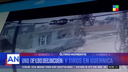 Guernica: robo, choque, balazos y dos delincuentes detenidos