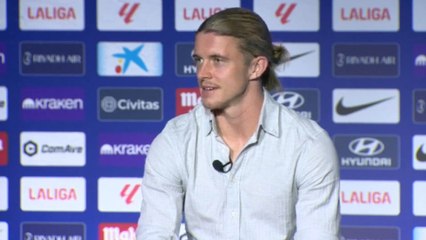 Presentación de Conor Gallagher con el Atlético de Madrid