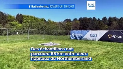 Royaume-Uni : une entreprise teste la livraison de sang par drone