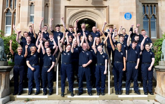 Paramedic students Ulster University Derry