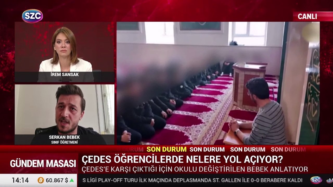 ÇEDES'e karşı çıktı, okulu değiştirildi! Başka okula gönderilen öğretmen Serkan Bebek SÖZCÜ TV'de