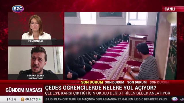 ÇEDES'e karşı çıktı, okulu değiştirildi! Başka okula gönderilen öğretmen Serkan Bebek SÖZCÜ TV'de