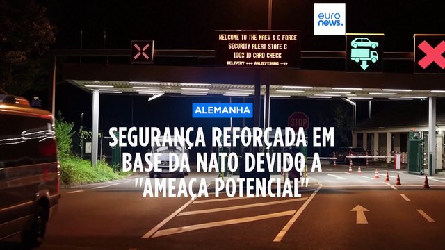 Segurança de base aérea da NATO é reforçada na Alemanha devido a “potencial ameaça”
