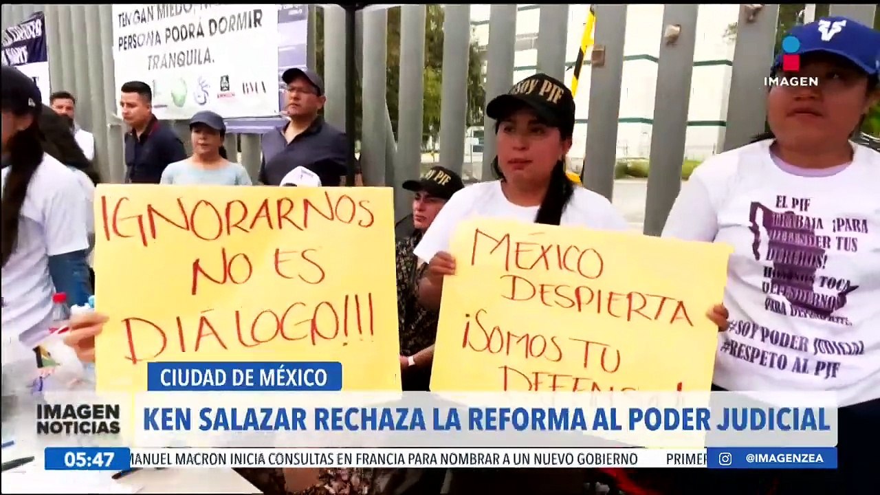 Ken Salazar alertó sobre el riesgo que representa la reforma al Poder Judicial