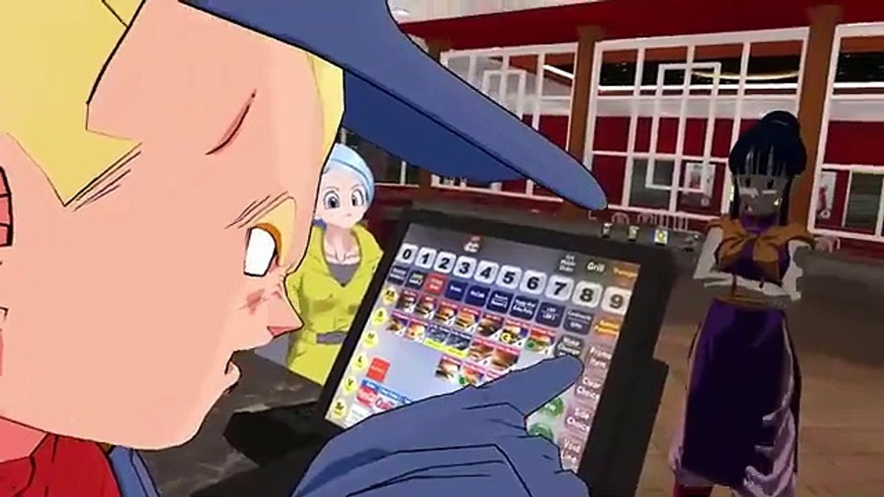 Vegeta is a McDonald's employee now