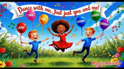 The Magical Rainbow Dance Song Kids English Disneyland Cartoon