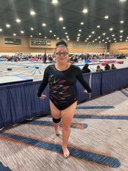 "I'm a plus-size gymnast and competed in 40 competitions - the sport is for anyone"
