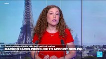 French left pushes for PM candidate in meeting with Macron