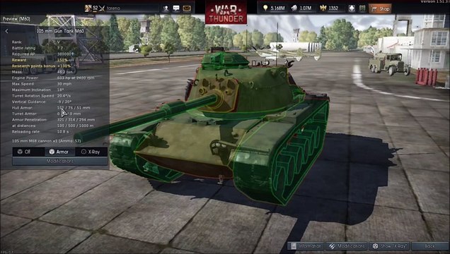 War Thunder - Patch 1.51 Cold Steel Dev server - Tanks!