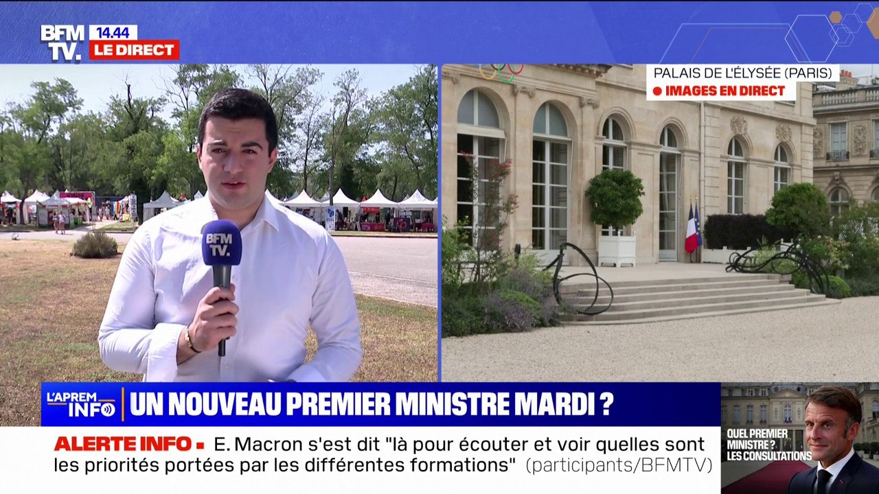 Consultations à l'Élysée: les représentants du NFP ont été reçus par Emmanuel Macron