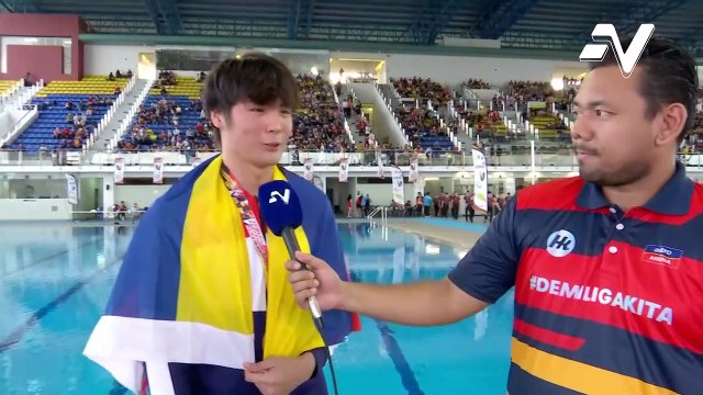 Dhuha Zulfikry atlit renang makin meningkat naik sekaligus bakal gegarkan arena kolam renang negara