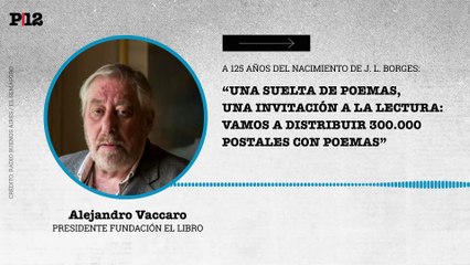 Vaccaro detalló sobre la suelta de poemas por el Día del Lector: "Una invitación a la lectura"
