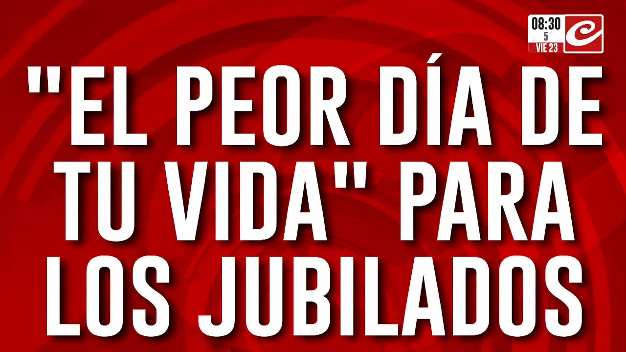 Hecha la ley, hecho el veto: "el peor día de tu vida", para los jubilados