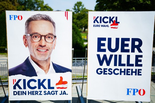 Der Einzige auf eurer Seite : FPÖ plakatiert Kickl