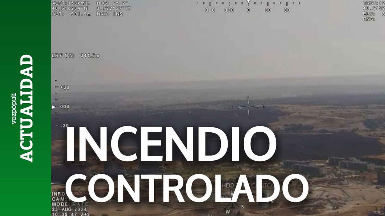 Controlado el incendio de Tres Cantos, donde han ardido ya 535 hectáreas