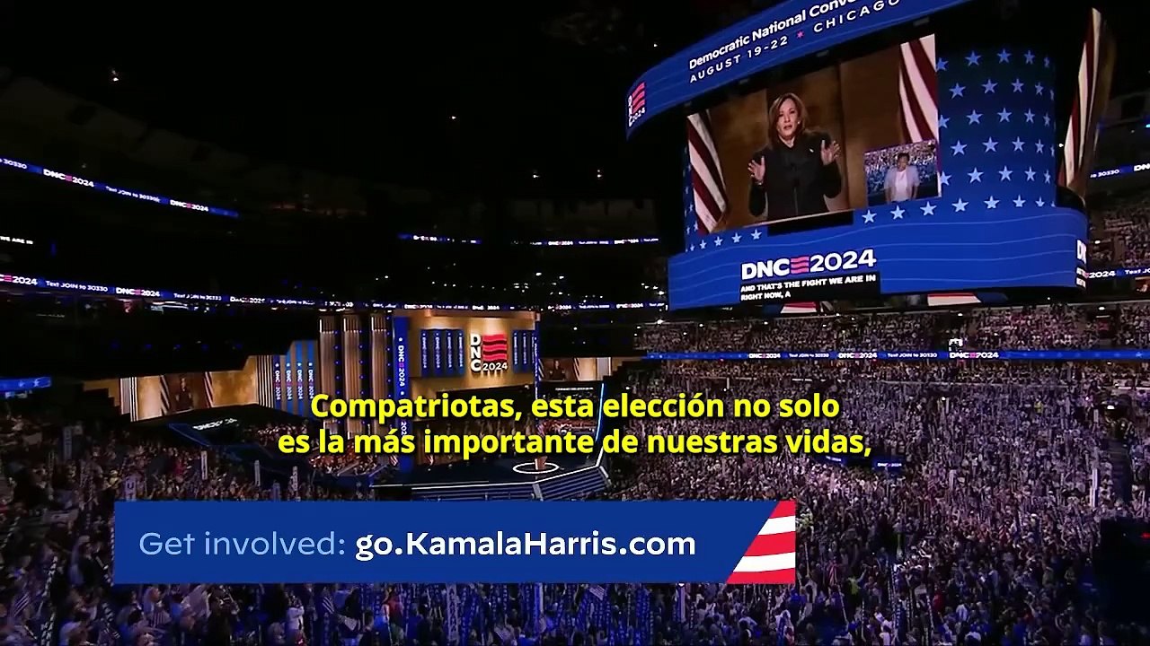 Kamala Harris se presentó este jueves ante los estadounidenses como la única opción a un Donald Trump "sin límites"