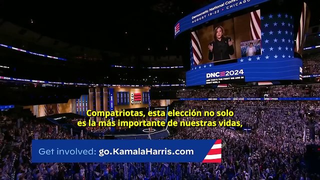Kamala Harris se presentó este jueves ante los estadounidenses como la única opción a un Donald Trump sin límites