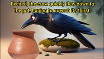 A Thirsty Crow story For kids in English | nursery rhymes for kids and stories in English...