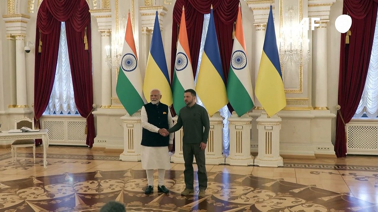 Indischer Premier Modi wirbt bei erstem Ukraine-Besuch für Frieden