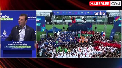 İBB Başkanı İmamoğlu, Amatör Spor Kulüplerine Ekipman Dağıtımını Başlattı