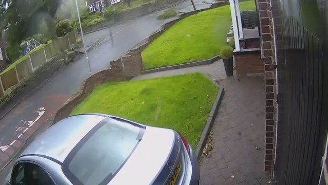 Storm Lilian: Huge tree uproots and falls onto house in Manchester