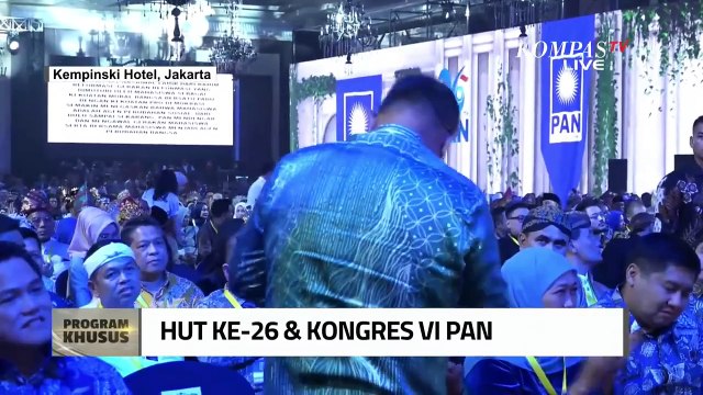 Pidato Ketum PAN Zulkifli Hasan, Baca Pantun hingga Puji Kinerja Presiden Joko Widodo