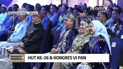 Sambutan Presiden Jokowi di HUT ke-26 PAN, Mengaku Gembira hingga Konsistensi Dukungan untuk Prabowo