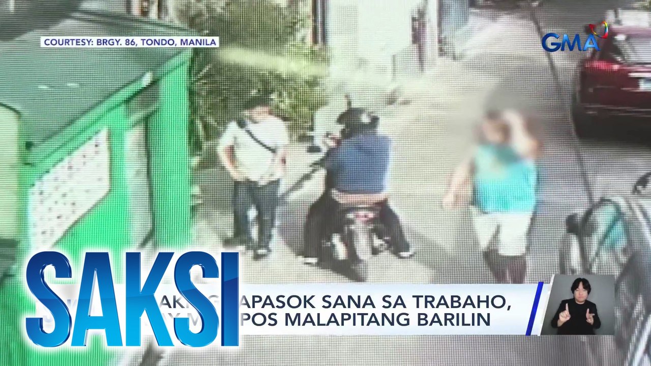 Lalaking papasok sana sa trabaho, patay matapos malapitang barilin | Saksi