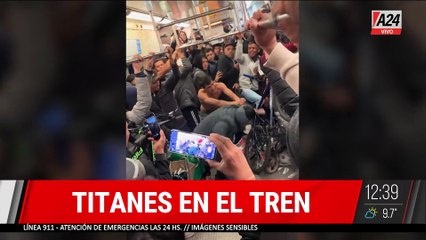 Caos en el tren San Martín: una pelea viraliza la realidad del transporte público en Argentina