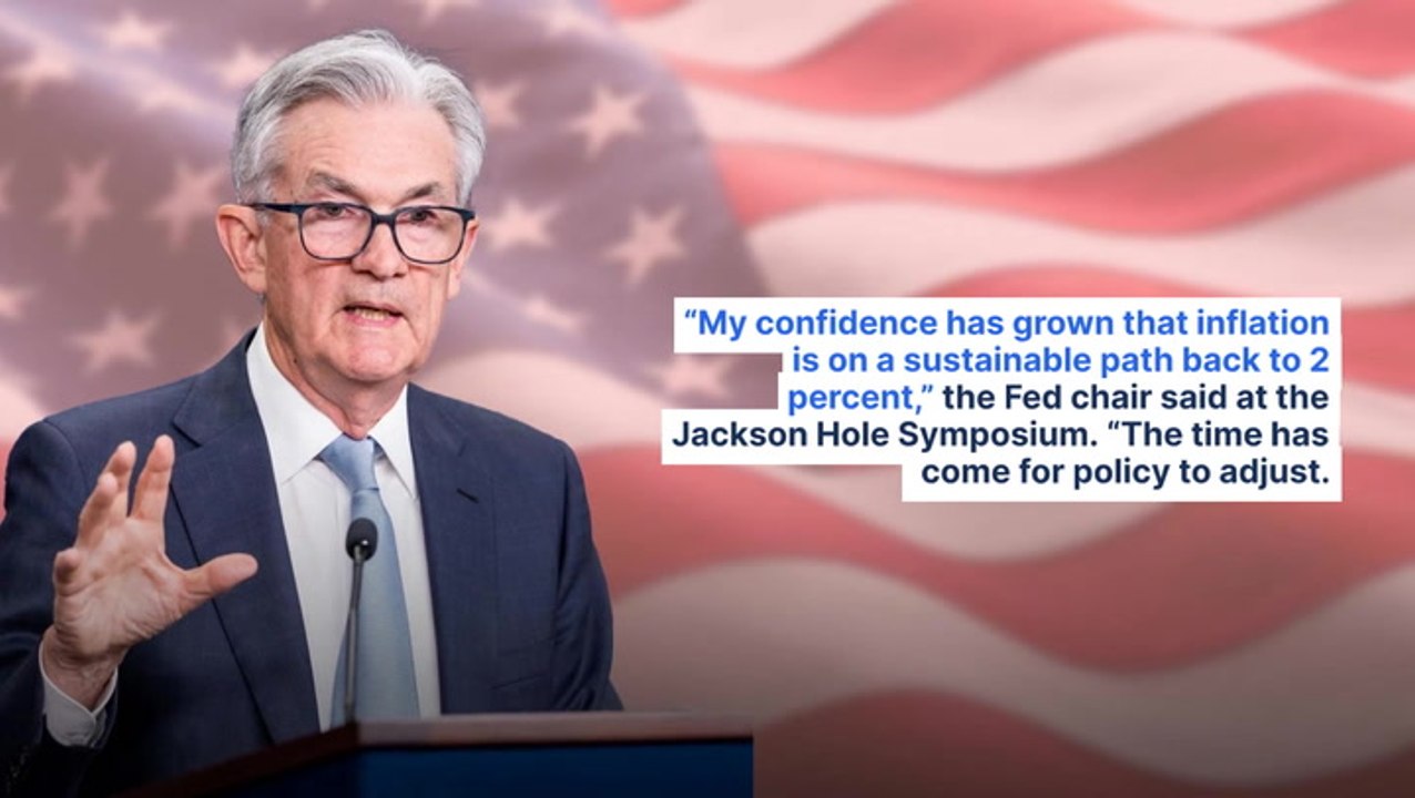 Jerome Powell: 'Time Has Come' For Interest Rate Cuts, Cooling In Labor Market 'Unmistakable'
