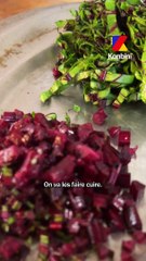 On est allés voir la cheffe Berangere Fagart pour cuisiner l’un de ses plats fétiches, une raviole végétale à la betterave.