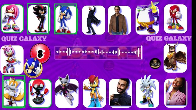 Guess the Sonic the Hedgehog 3 Characters by Their Voice| Sonic, Shadow, Silver Sonic| Quiz galaxy