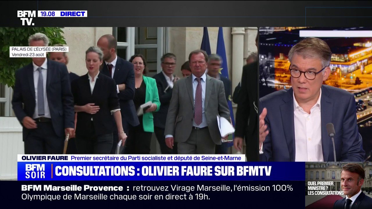 Pour Olivier Faure, Lucie Castets "marque des points tous les jours et parle aux Français"