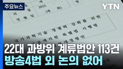'과방위'에 과학 없다?...방송 등살에 과기정책 몸살 / YTN