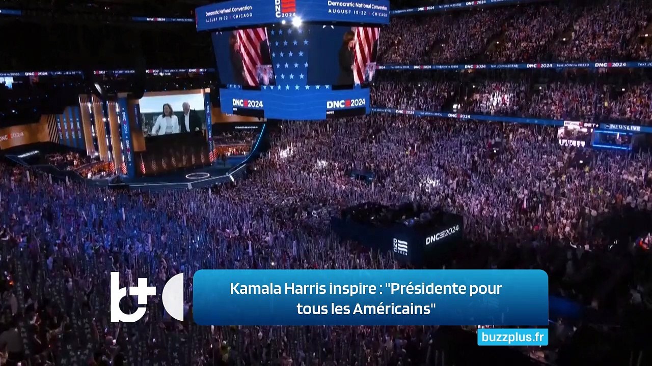 Kamala Harris inspire : "Présidente pour tous les Américains"