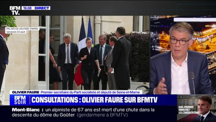 "Le chaos, c'est le camp présidentiel" assure Olivier Faure (PS)