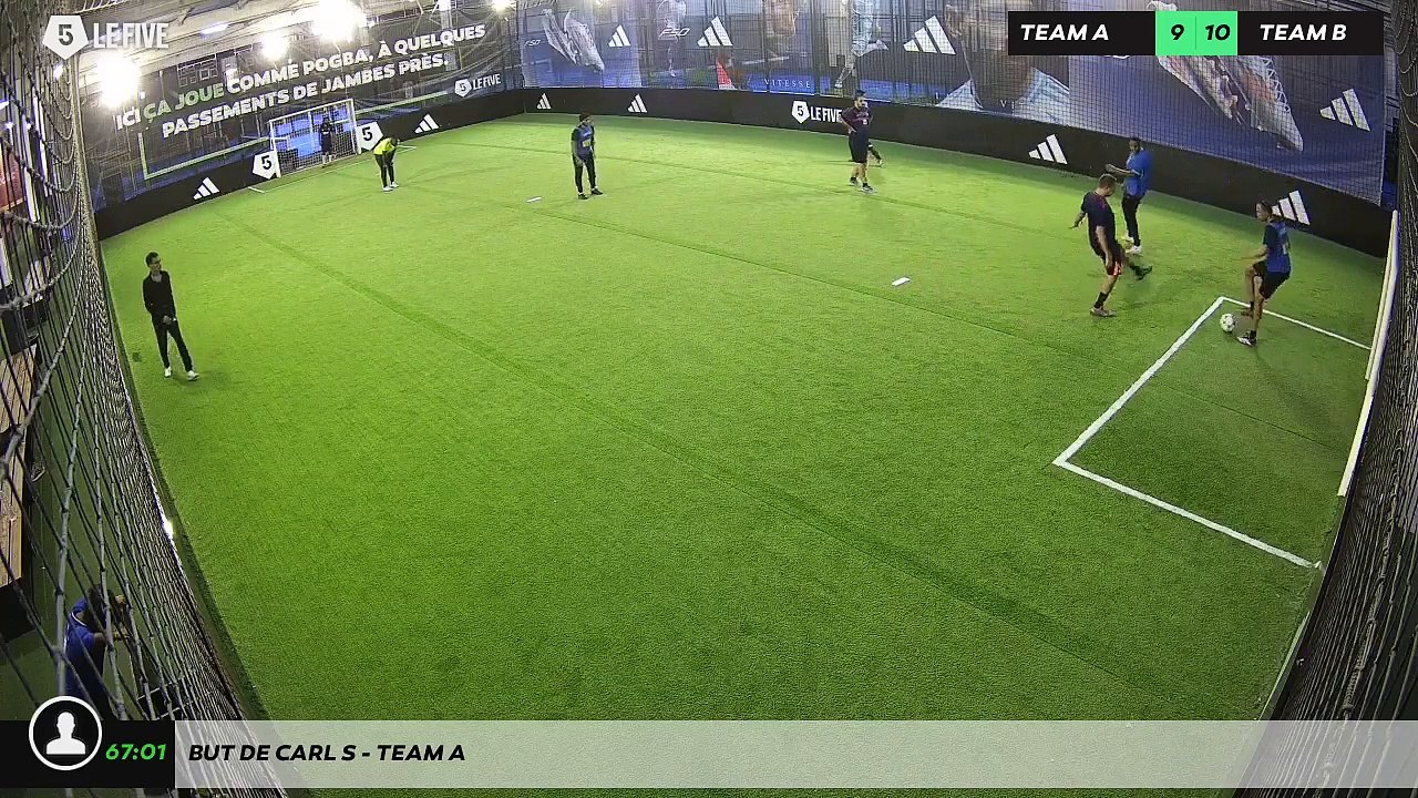 But de Carl S - Team A