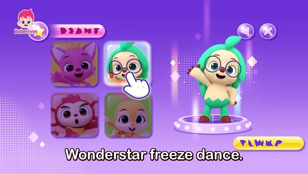 Freeze! Bebefinn Dances Along Pinkfong and Hogi   EP113   Wonderstar Freeze Dance   Songs for Kids
