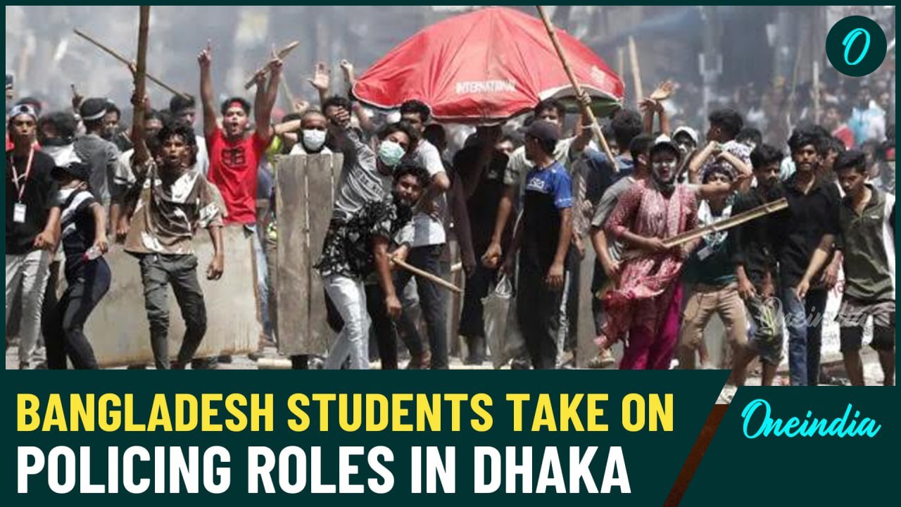 Student Uprising Chaos: Bangladesh Police Retreat as Students Take to Streets to Protect Civilians