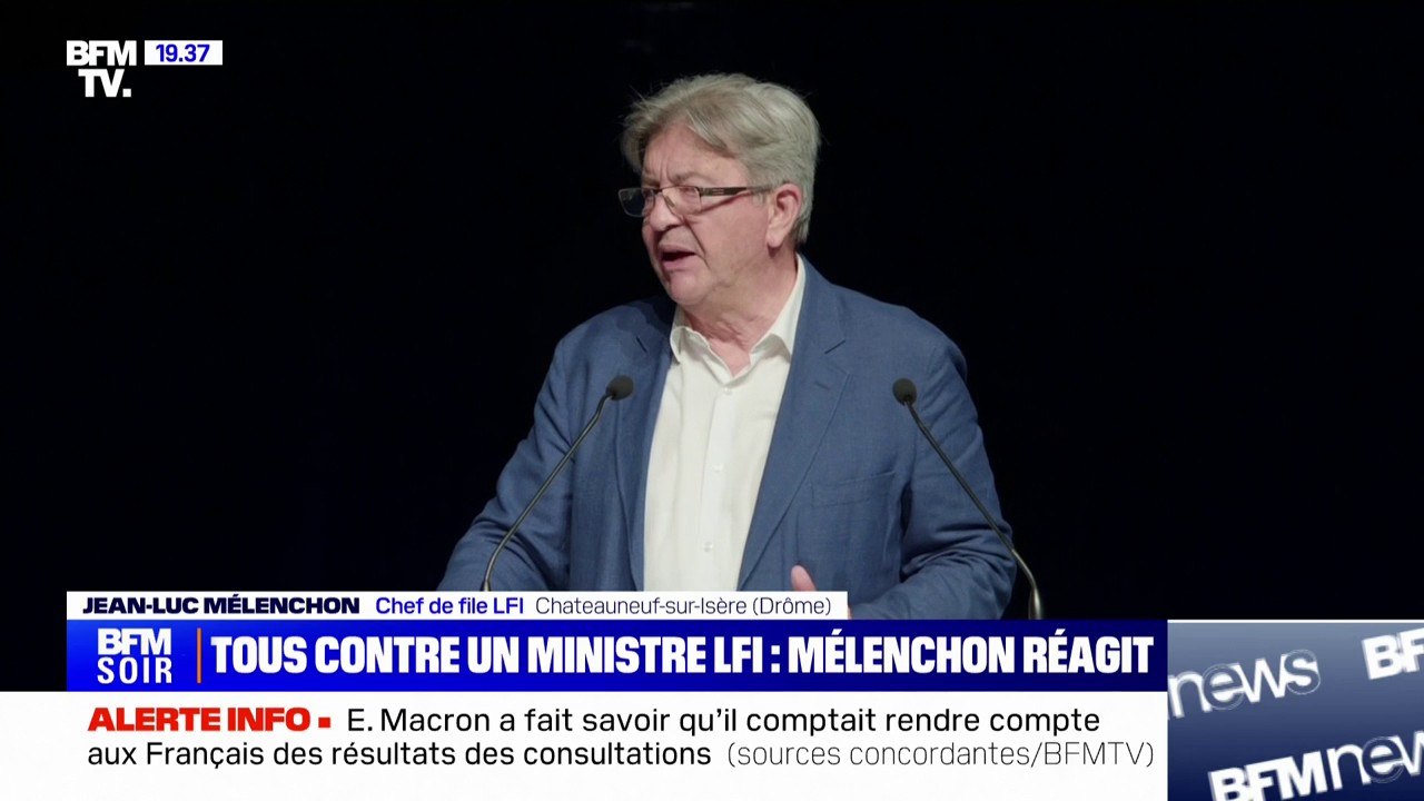 Jean-Luc Mélenchon accuse Emmanuel Macron d'être un "autocrate qui dirige tout seul"
