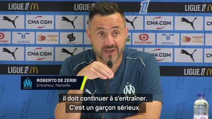 Marseille - De Zerbi : "Très satisfait du comportement de Greenwood"