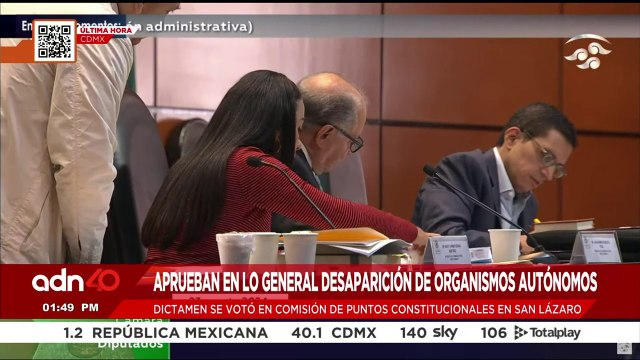¡Última Hora! Aprueban dictamen para eliminar organismos autónomos