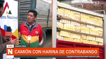 camion con harina de contrabando