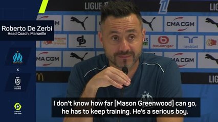 Marseille are happy with Greenwood's personality - De Zerbi