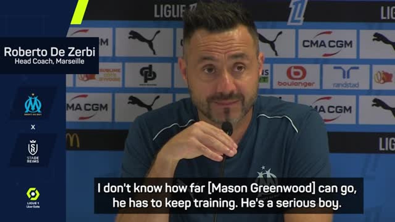 Marseille are happy with Greenwood's personality - De Zerbi