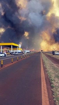 Incêndios provocam interdição de rodovias em São Paulo; veja vídeo