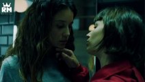 Sexy Hot Romantic Scene - Money heist Lesbian Scene _ Tokyo and Alison lip kissing scene