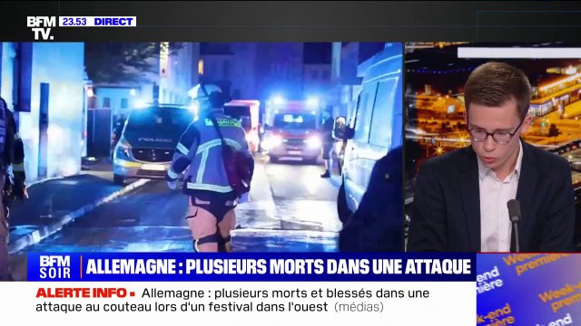 Allemagne: ce que l'on sait de l'attaque au couteau qui fait plusieurs morts et blessés à Solingen