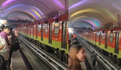 Metro CDMX: Se viraliza fuego en los trenes de la Línea 7
