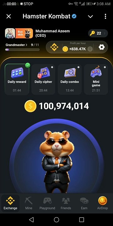 24 August mini game - Hamster Kombat mini game - puzzle key solution